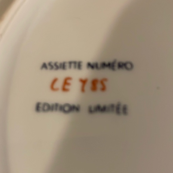 La Pointe de Vert Galant et le Pont Neuf Collector Plate - Picture 7 of 12